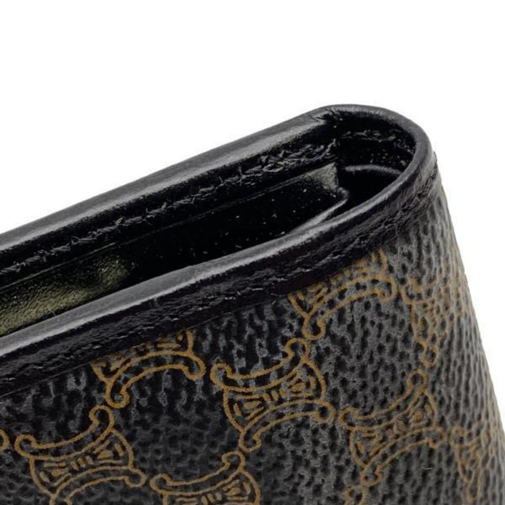 Celine Macadam Pattern Bifold Compact Wallet Coin… - image 8